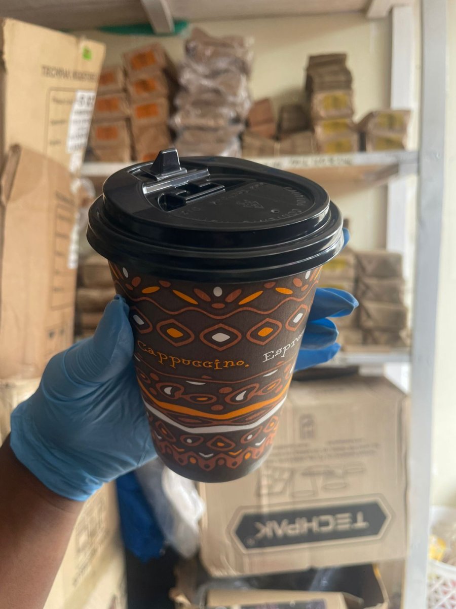 12oz Brown Paper Coffee Cup